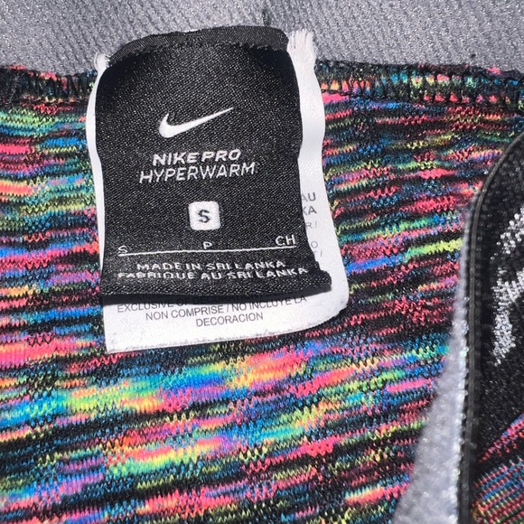 Nike Pro Hyperwarm Multi Color Legging Size Small - Picture 6 of 9